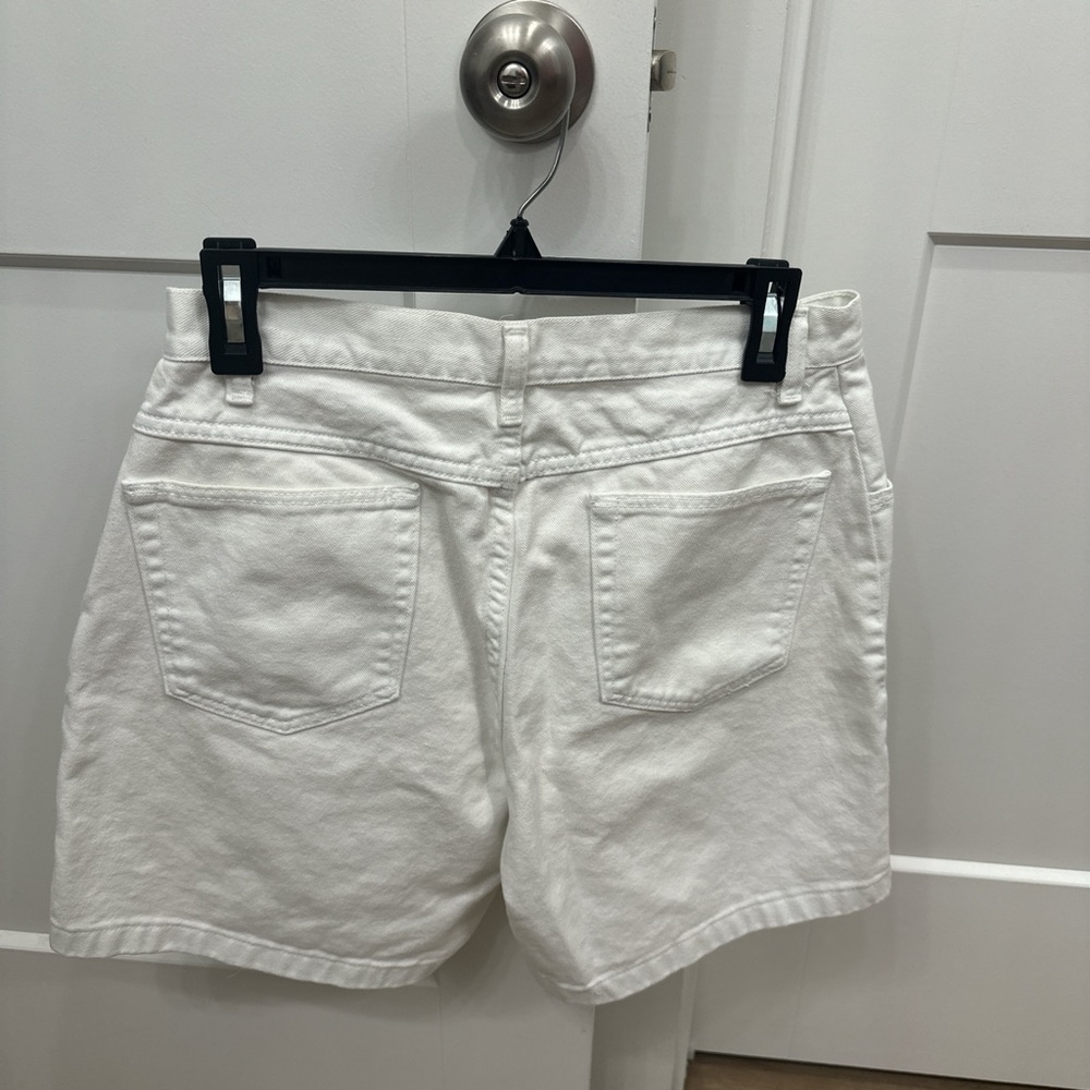 White Wrangler Denim Shorts